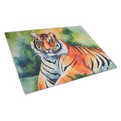 15 x 12 in. Bengal Tiger Glass Cutting Board - Large