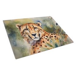 15 x 12 in. Cheetah Glass Cutting Board - Large