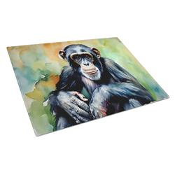 15 x 12 in. Chimpanzee Glass Cutting Board - Large