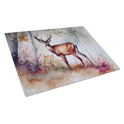 15 x 12 in. Deer Glass Cutting Board - Large