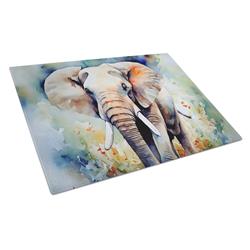 15 x 12 in. Elephant Glass Cutting Board - Large