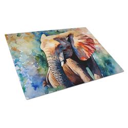 15 x 12 in. Elephant Glass Cutting Board - Large