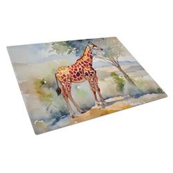 15 x 12 in. Giraffe Glass Cutting Board - Large