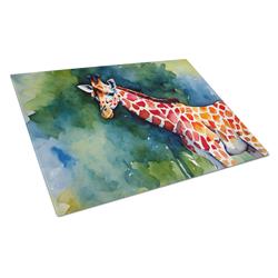 15 x 12 in. Giraffe Glass Cutting Board - Large