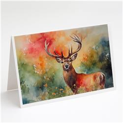 5 x 7 in. Deer Stag Greeting Cards - Pack of 8