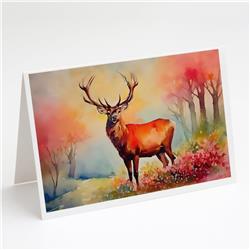 5 x 7 in. Deer Stag Greeting Cards - Pack of 8