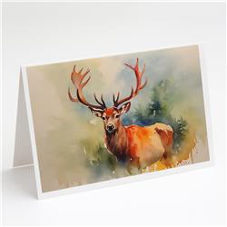 5 x 7 in. Deer Stag Greeting Cards - Pack of 8