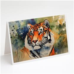 5 x 7 in. Tiger Greeting Cards - Pack of 8
