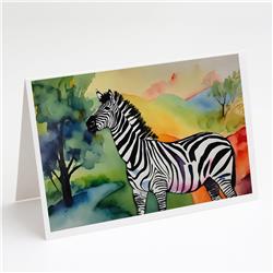 5 x 7 in. Zebra Greeting Cards - Pack of 8
