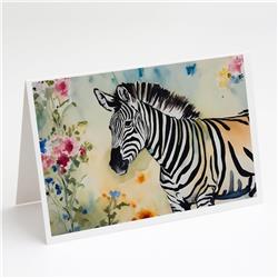5 x 7 in. Zebra Greeting Cards - Pack of 8