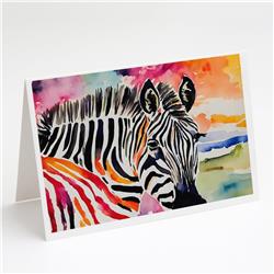 5 x 7 in. Zebra Greeting Cards - Pack of 8