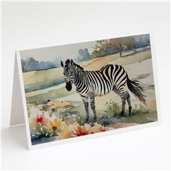 5 x 7 in. Zebra Greeting Cards - Pack of 8