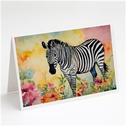 5 x 7 in. Zebra Greeting Cards - Pack of 8