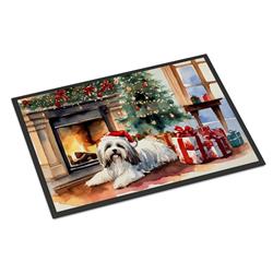 0.15 x 18 x 27 in. Havanese Cozy Christmas Doormat