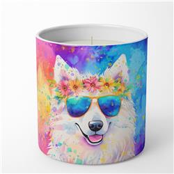 3.25 x 3.75 x 3.25 in. Samoyed Hippie Dawg Decorative Soy Candle