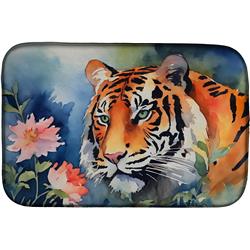 0.2 x 21 x 14 in. Tiger Dish Drying Mat