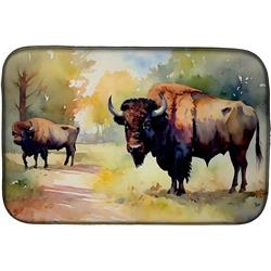 0.2 x 21 x 14 in. Wood Bison Dish Drying Mat