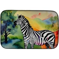 0.2 x 21 x 14 in. Zebra Dish Drying Mat