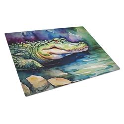 0.2 x 15 x 12 in. Alligator Glass Cutting Board - Large