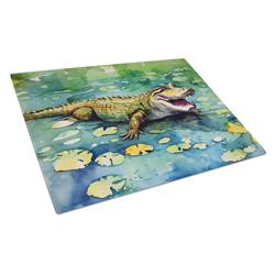 0.2 x 15 x 12 in. Alligator Glass Cutting Board - Large