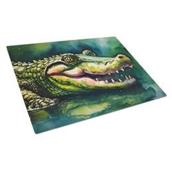 0.2 x 15 x 12 in. Alligator Glass Cutting Board - Large