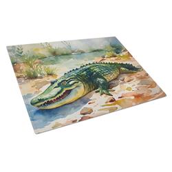 0.2 x 15 x 12 in. Alligator Glass Cutting Board - Large