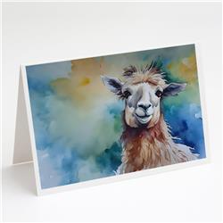 0.01 x 5 x 7 in. Llama Greeting Cards - Pack of 8