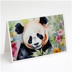 0.01 x 5 x 7 in. Panda Greeting Cards - Pack of 8