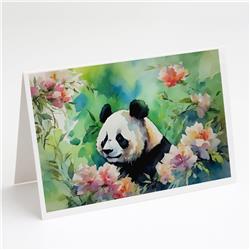 0.01 x 5 x 7 in. Panda Greeting Cards - Pack of 8