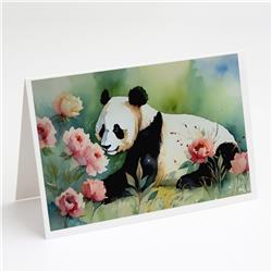 0.01 x 5 x 7 in. Panda Greeting Cards - Pack of 8