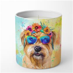 10 oz Unisex Cairn Terrier Hippie Dawg Decorative Soy Candle