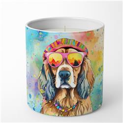 10 oz Unisex Cocker Spaniel Hippie Dawg Decorative Soy Candle