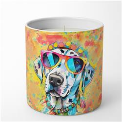 10 oz Unisex Dalmatian Hippie Dawg Decorative Soy Candle