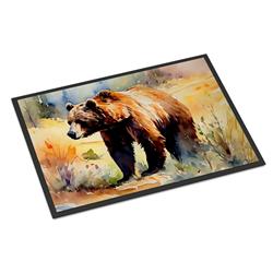 0.15 x 24 x 36 in. Grizzly Bear Doormat