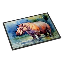 0.15 x 24 x 36 in. Hippopotamus Doormat