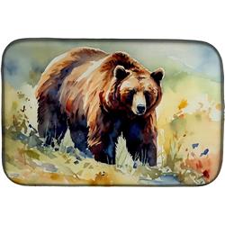 DAC2928DDM 0.2 x 21 x 14 in. Grizzly Bear Dish Drying Mat