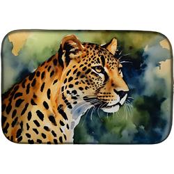 DAC2948DDM 0.2 x 21 x 14 in. Leopard Dish Drying Mat