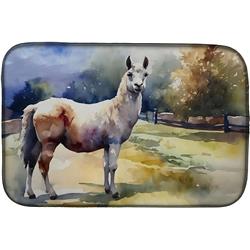 0.2 x 21 x 14 in. Unisex Llama Dish Drying Mat