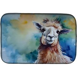 0.2 x 21 x 14 in. Unisex Llama Dish Drying Mat