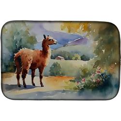 0.2 x 21 x 14 in. Unisex Llama Dish Drying Mat