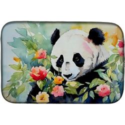 0.2 x 21 x 14 in. Unisex Panda Dish Drying Mat