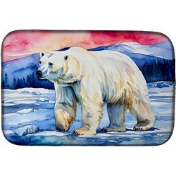 DAC2975DDM 0.2 x 21 x 14 in. Polar Bear Dish Drying Mat