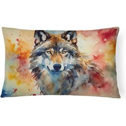 3 x 16 x 12 in. Unisex Wolves Wolf Throw Pillow