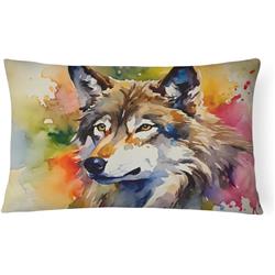 3 x 16 x 12 in. Unisex Wolves Wolf Throw Pillow