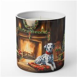 10 oz Dalmatian Cozy Christmas Decorative Soy Candle