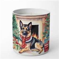 10 oz German Shepherd Cozy Christmas Decorative Soy Candle