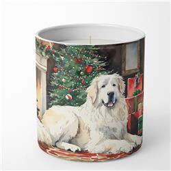 10 oz Great Pyrenees Cozy Christmas Decorative Soy Candle
