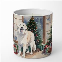 10 oz Great Pyrenees Cozy Christmas Decorative Soy Candle