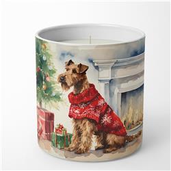 10 oz Irish Terrier Cozy Christmas Decorative Soy Candle