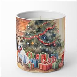 10 oz Jack Russell Terrier Cozy Christmas Decorative Soy Candle